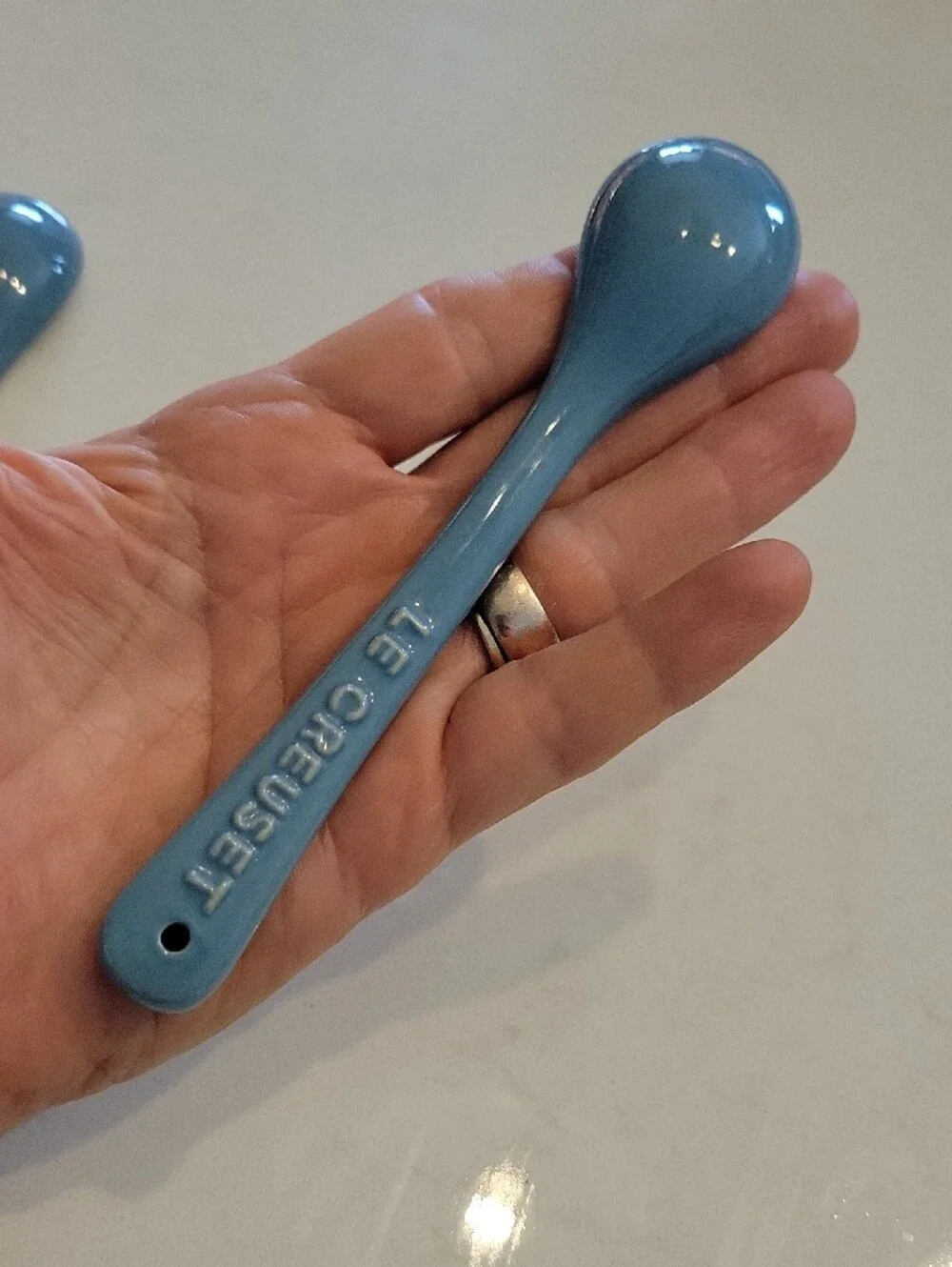 Le Creuset Marine Blue Ceramic Spoon Set